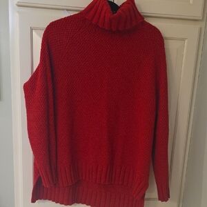 Patagonia Vibrant Red Turtleneck Sweater